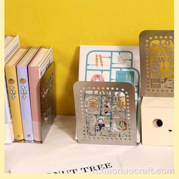 Libreria da scrivania semplice vuota in metallo creativo